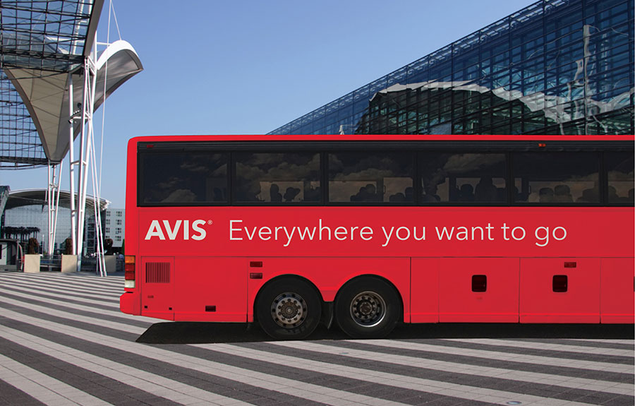 Avis Visual Identity Matthijs Matt van Leeuwen, Mike Knaggs, Interbrand New York, Bus