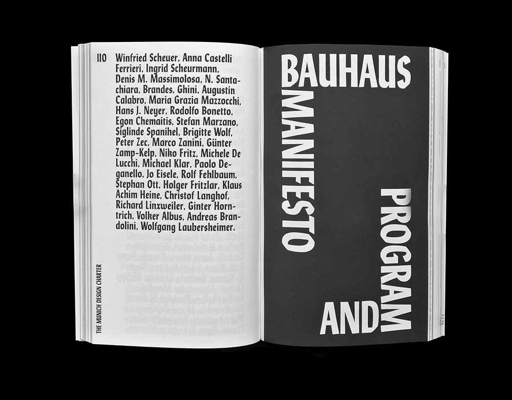 Manifestos Matthijs Matt van Leeuwen Joseph Han Spread Bauhaus Manifesto 2014