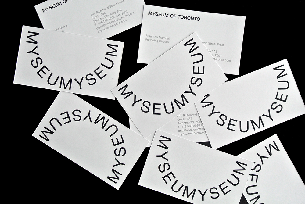 Matthijs Matt van Leeuwen, Kozue Yamada, Myseum of Toronto, Business Cards, Interbrand, Logo