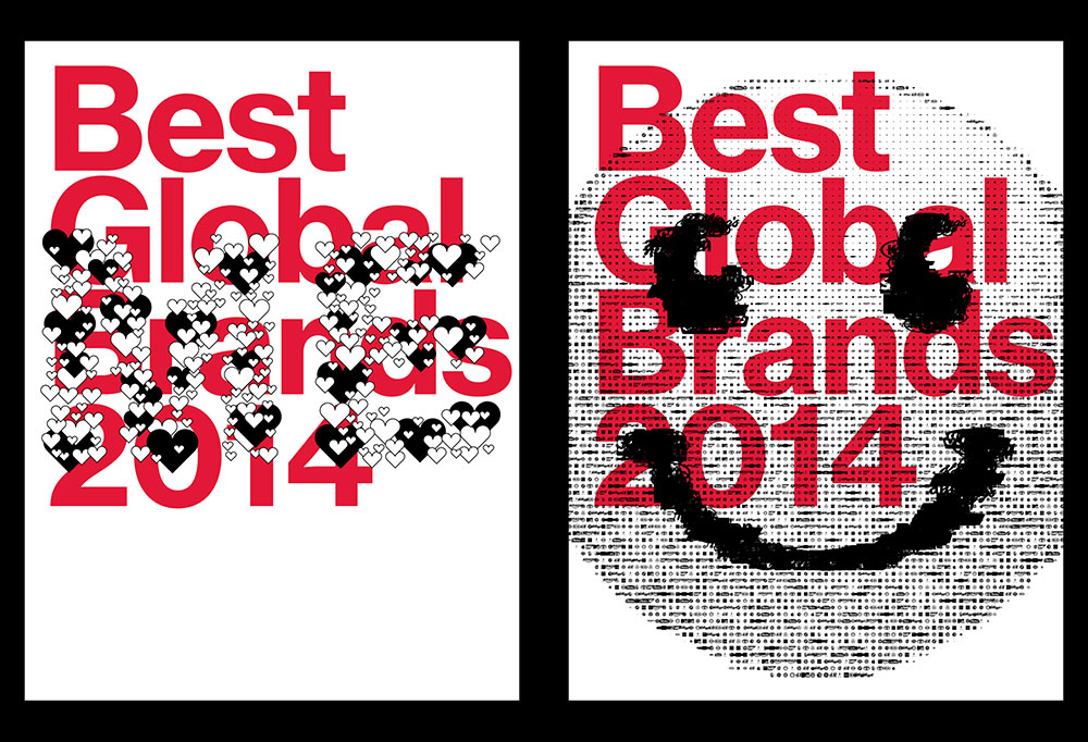 Best Global Brands 2014, Age Of You, Matthijs Matt van Leeuwen, Forest Young, Joseph Han, Posters, Interbrand New York