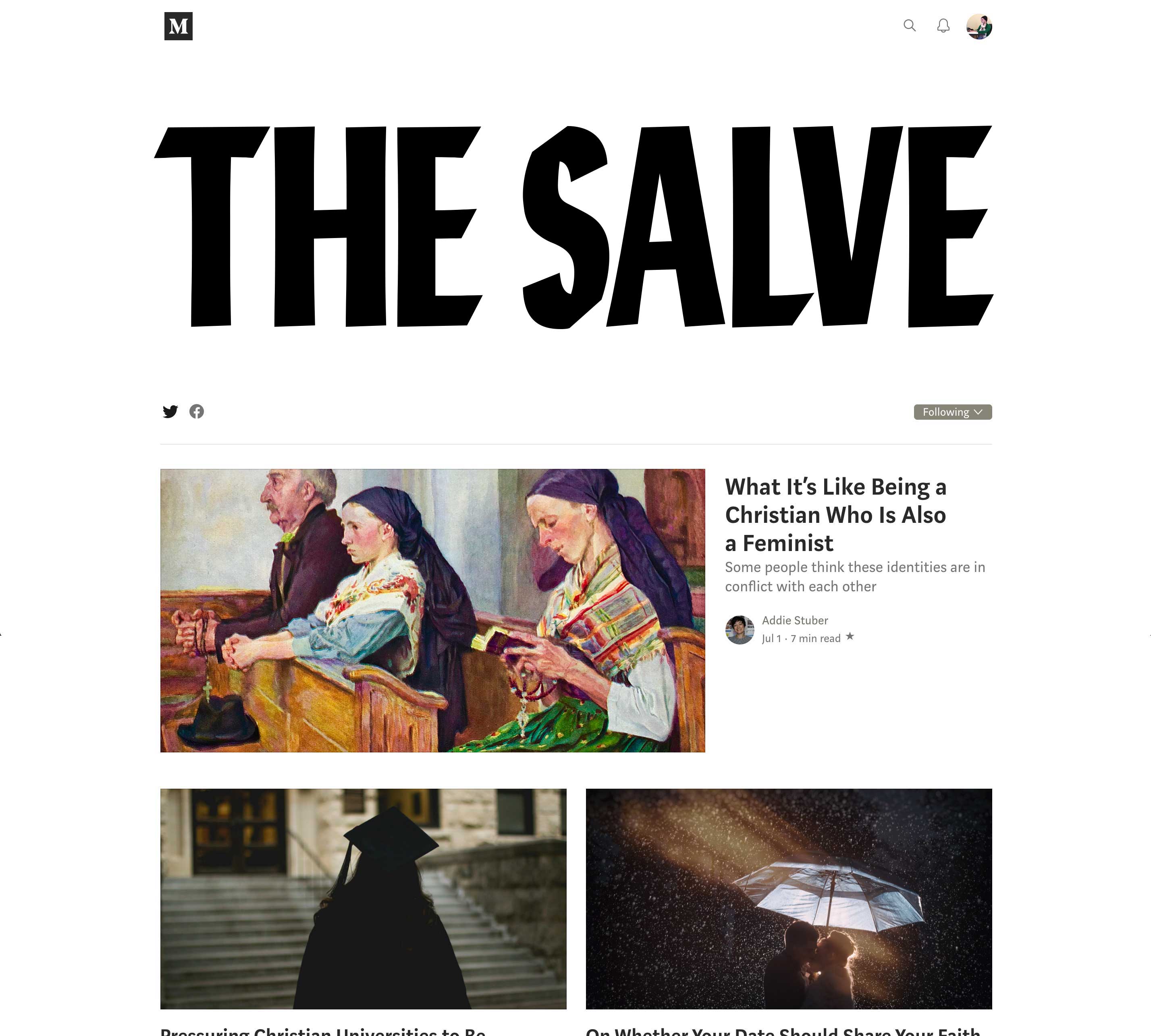 Matthijs, Matt van Leeuwen, Medium, The Salve, New York, Blog, Logo