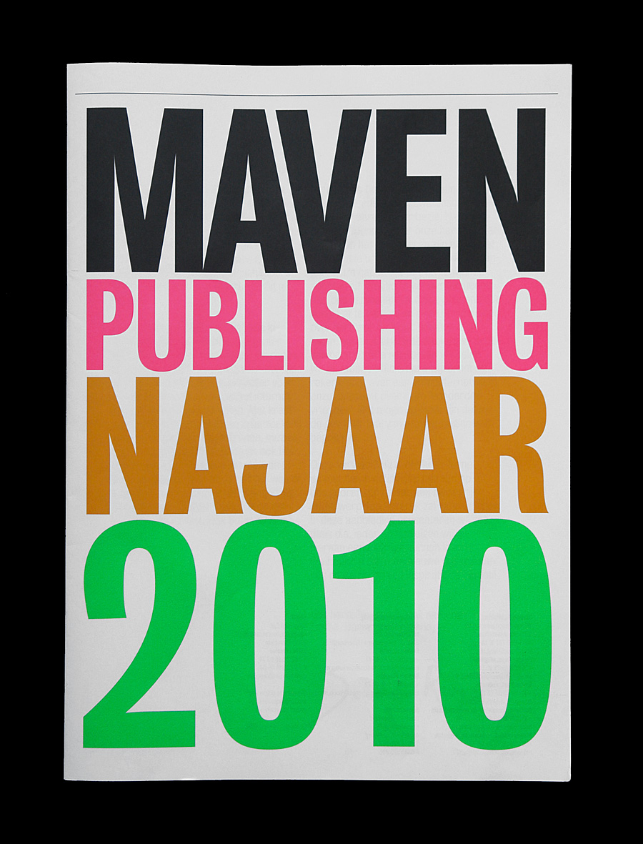 Matthijs Matt van Leeuwen, Maven Publishing, Catalogus, Catalogue, Identity, Najaar 2010